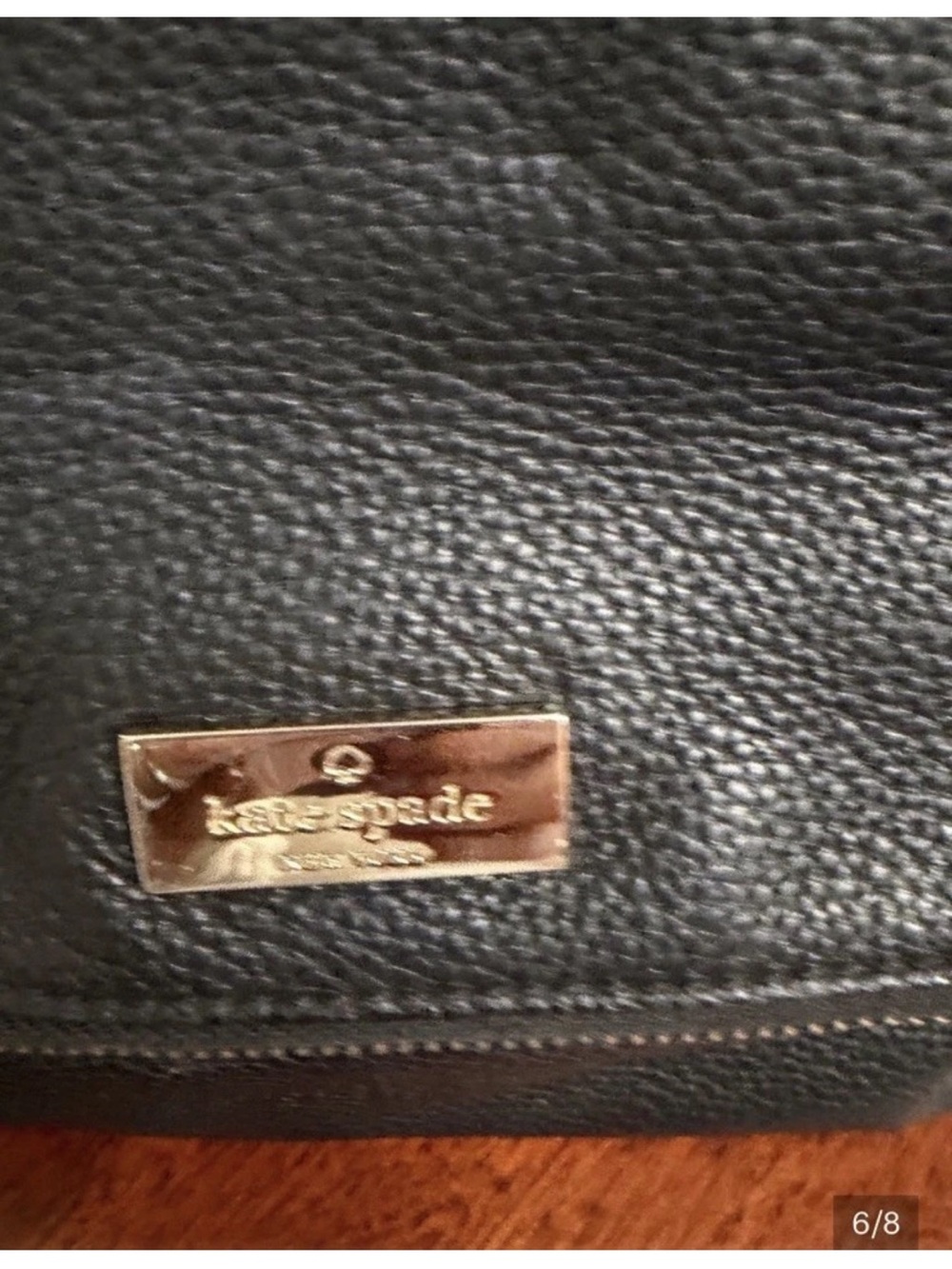 Kate Spade Highland Places Medium Maria Black Pebble Leather Bag/Crossbody - Picture 6 of 8